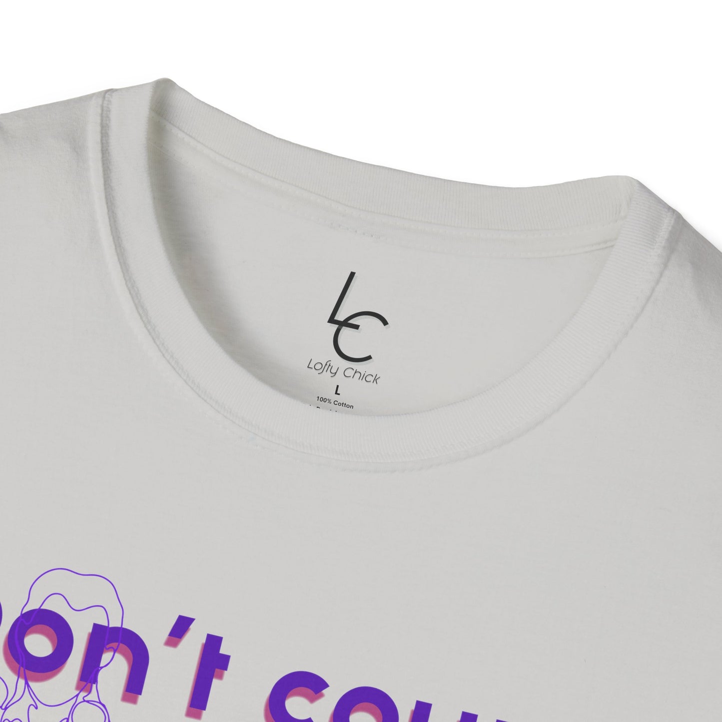 Graphic T-Shirt 'Don't count the reps Make the reps count' in Purple