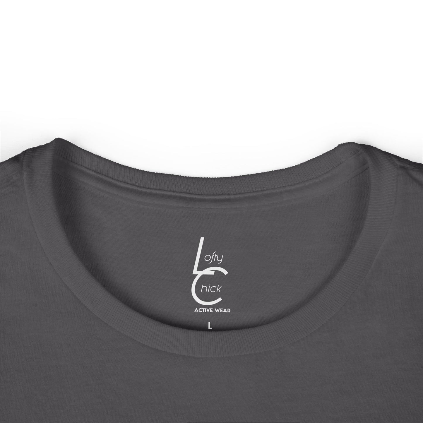 Comfort Fit Tee Garden Design Purple Orchid