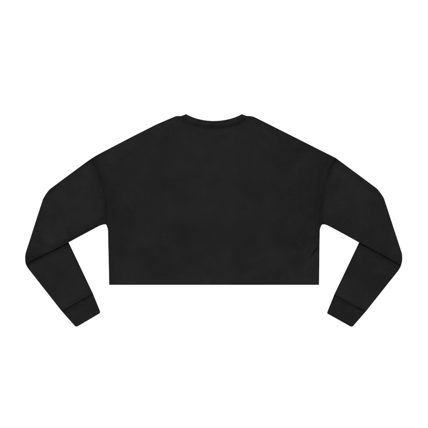 Women's Comfy Cropped Sweatshirt with Lofty Chick Emblem and #loftychickapproved Hastag Pink