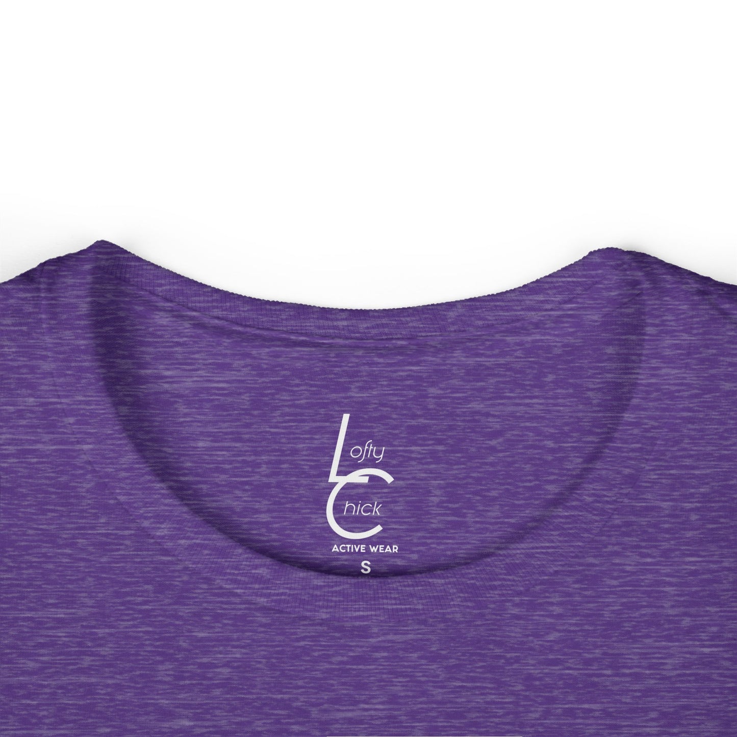 Comfort Fit Tee Garden Design Purple Flower Cotton T-shirt Florial Graphic Tee