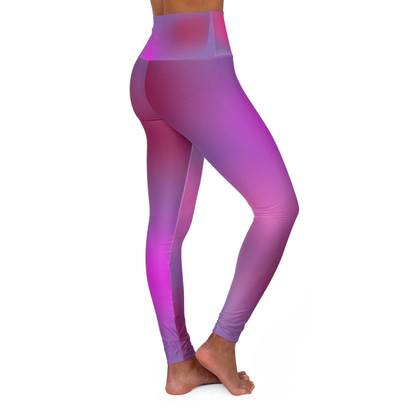 High Waisted Workout Leggings for Woman Pink/Purple Geo/Purple