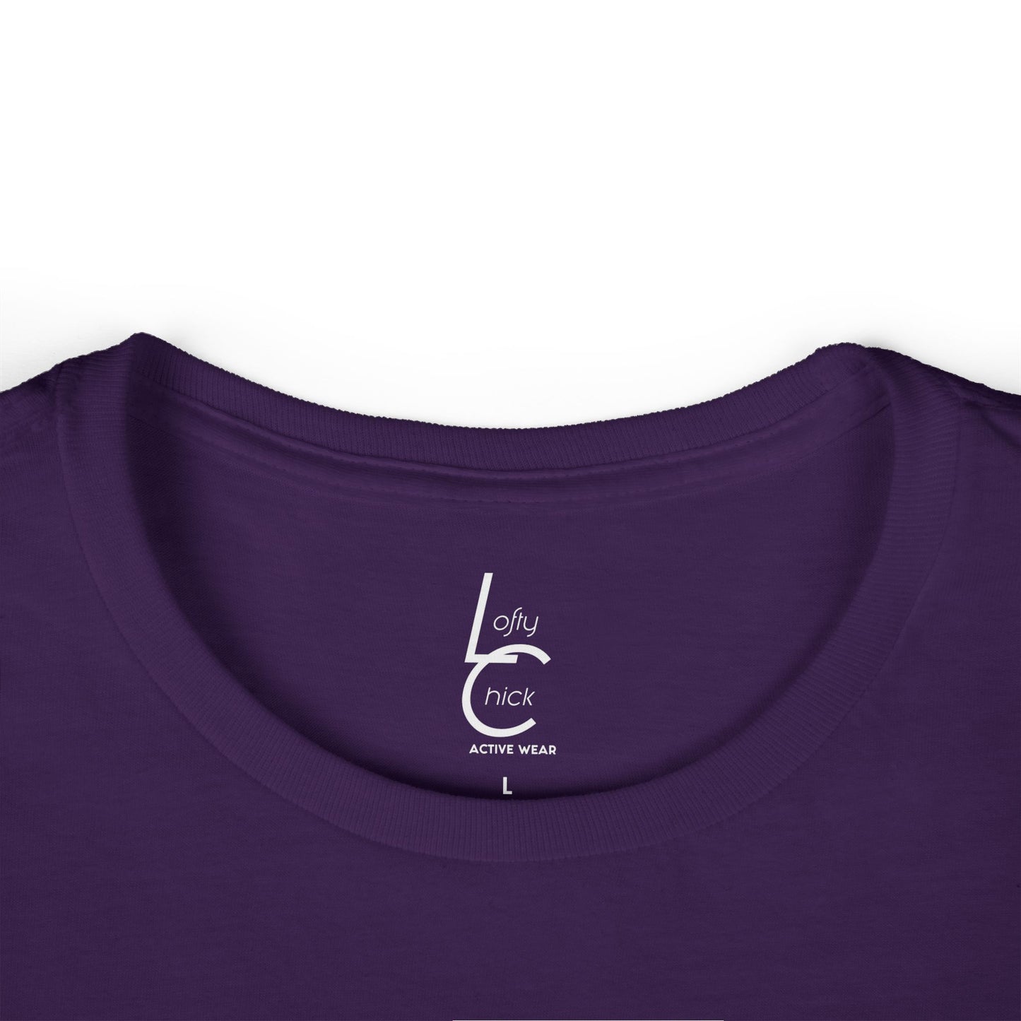 Comfort Fit Tee 'Life' Garden Design Pink Rose Cotton Tee Fitted T-shirt Soft Tee Woman's T-shirt