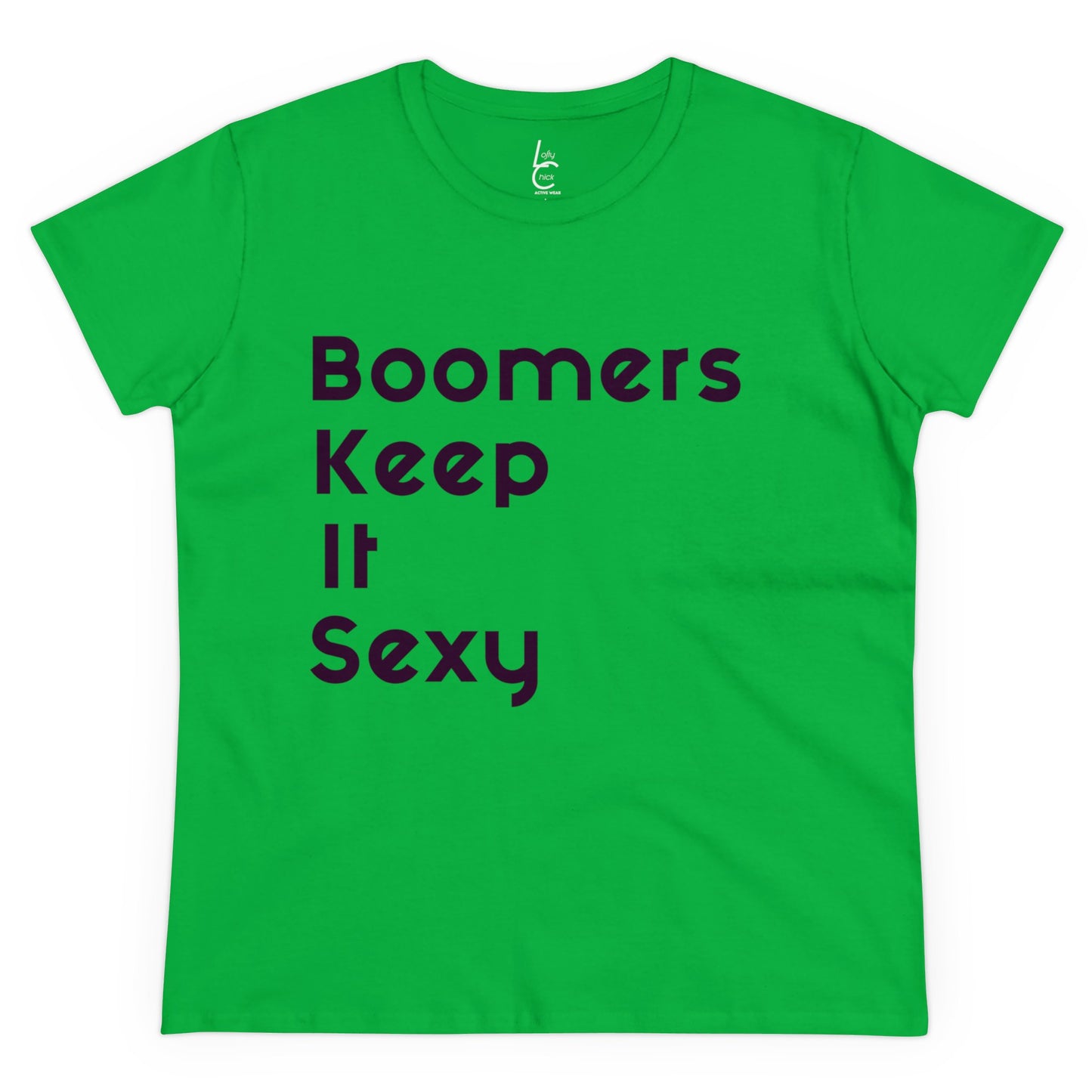 Cotton Graphic Tee "Boomers Keep It Sexy" Graphic Cotton Tee Black Text Tee Shirt Cotton Tee Cotton T-shirt