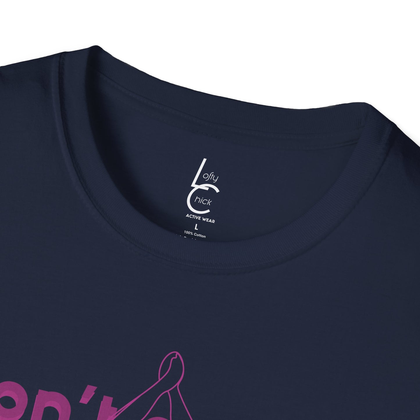 Graphic T-Shirt 'Don't count the seconds Make the seconds count' in Pink Yoga