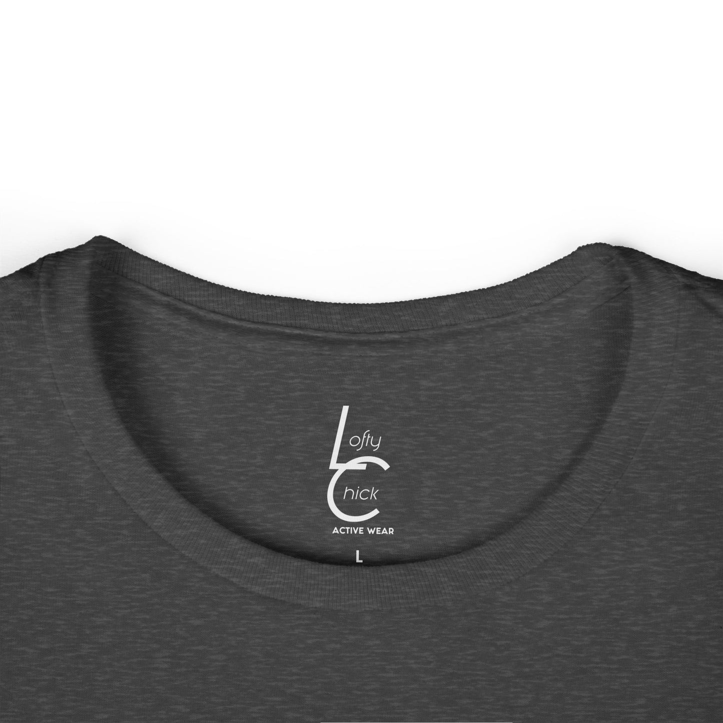 Comfort Fit Tee 'Life' Garden Design Pink Rose Cotton Tee Fitted T-shirt Soft Tee Woman's T-shirt