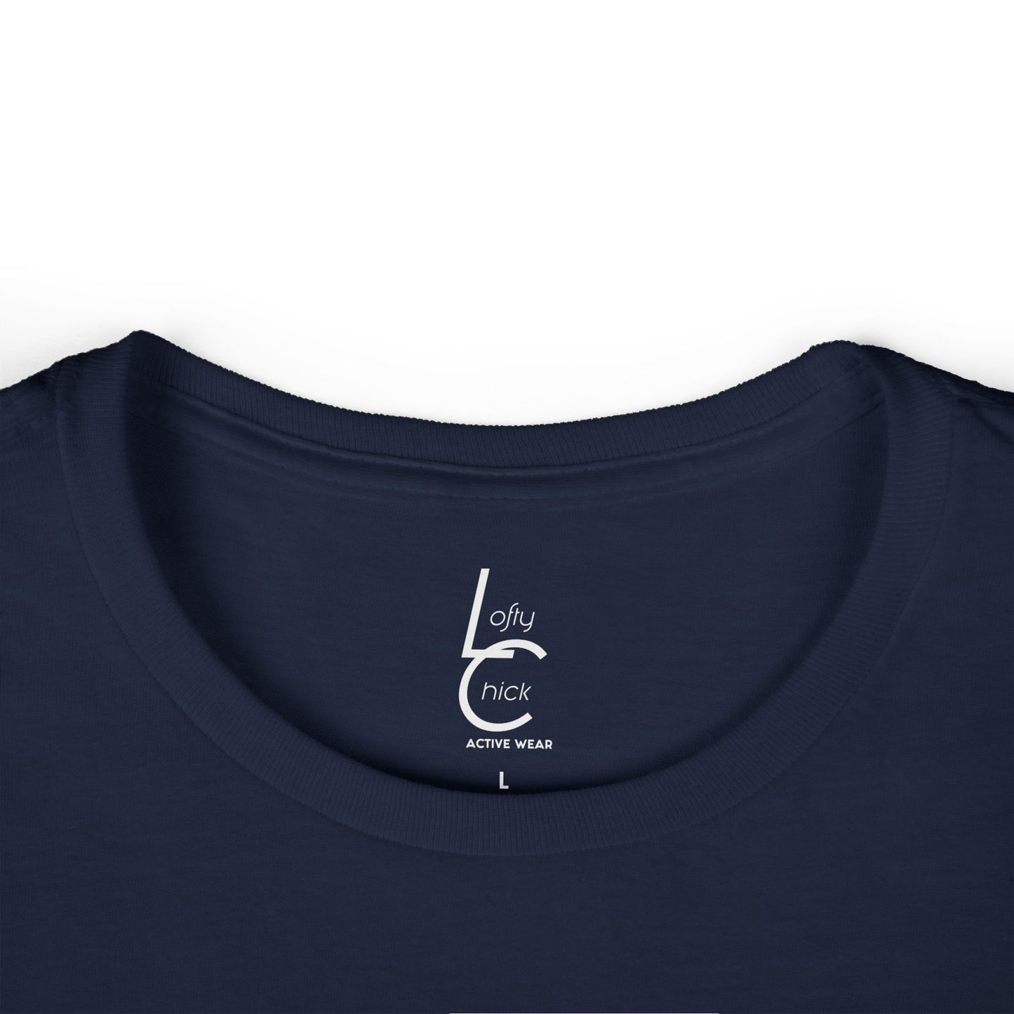 Comfort Fit Tee Garden Design Purple Orchid