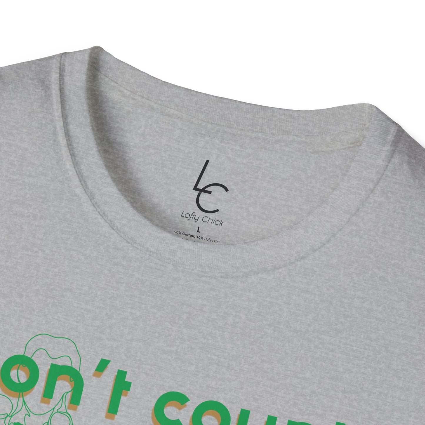 Graphic T-Shirt 'Don't count the reps Make the reps count' in Green