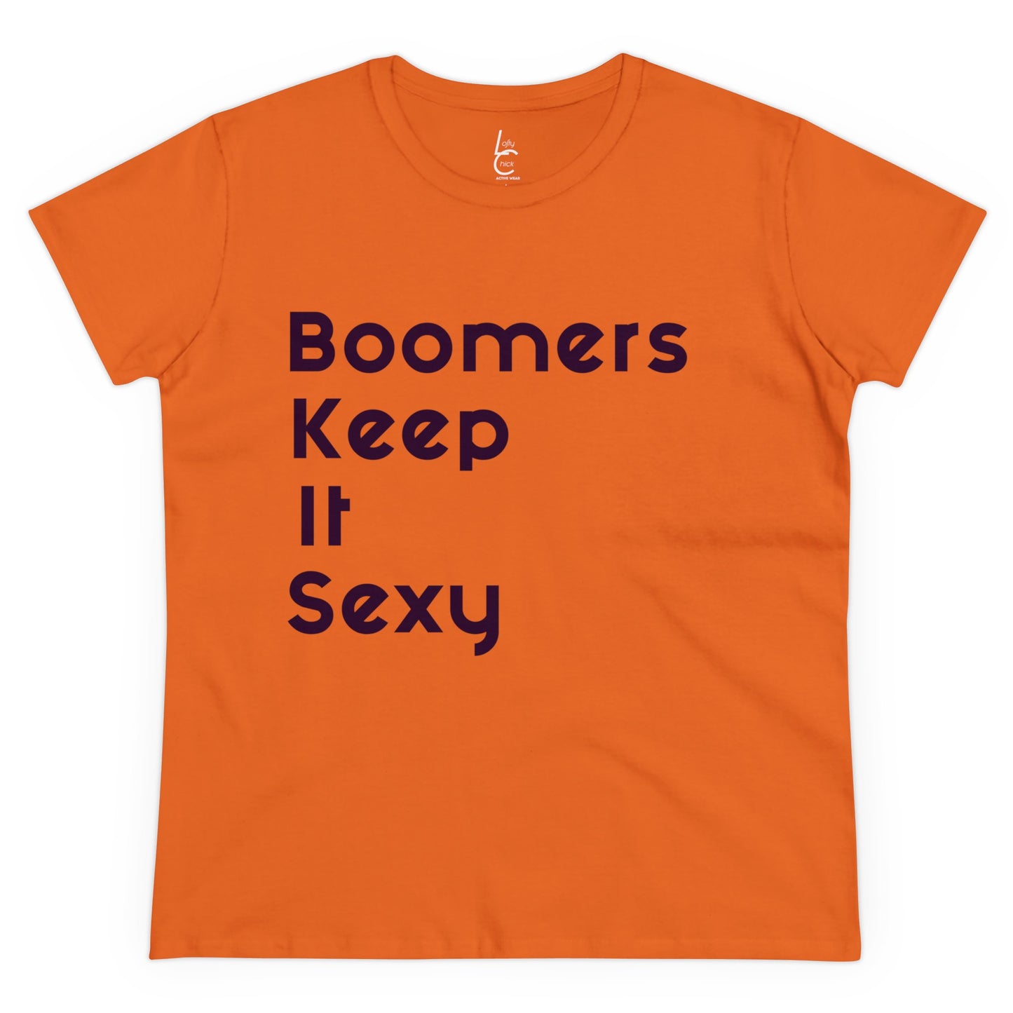 Cotton Graphic Tee "Boomers Keep It Sexy" Graphic Cotton Tee Black Text Tee Shirt Cotton Tee Cotton T-shirt