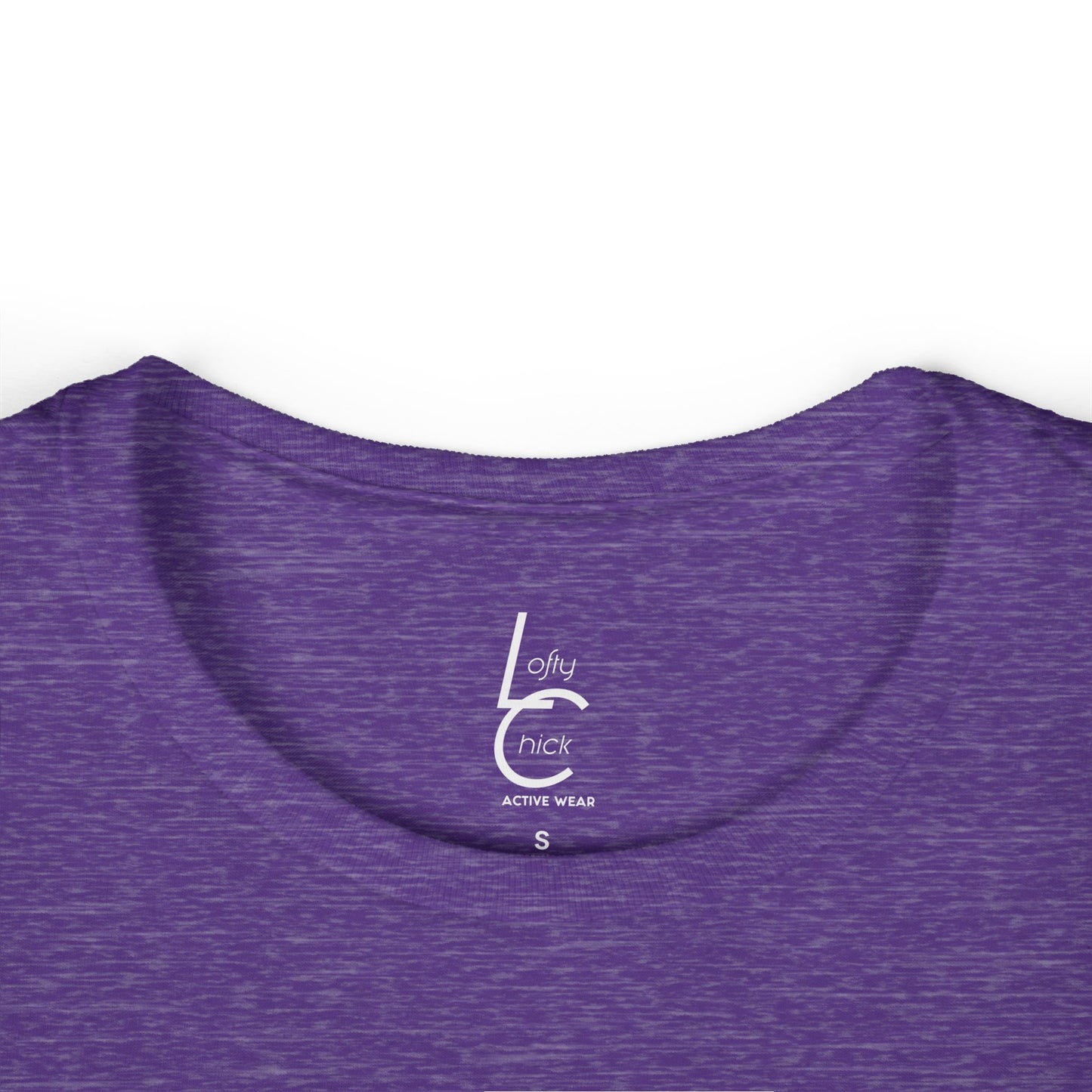 Comfort Fit Tee Garden Design Purple Orchid
