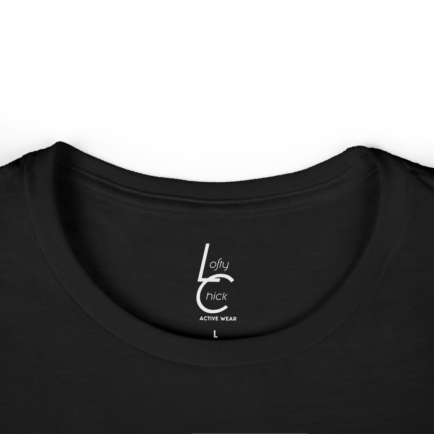 Comfort Fit Tee 'Life' Garden Design Pink Rose Cotton Tee Fitted T-shirt Soft Tee Woman's T-shirt