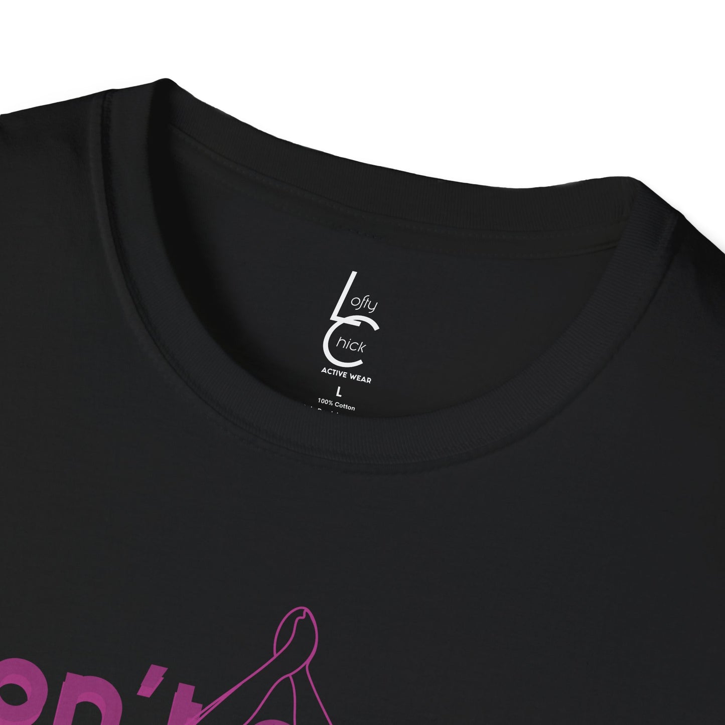 Graphic T-Shirt 'Don't count the seconds Make the seconds count' in Pink Yoga