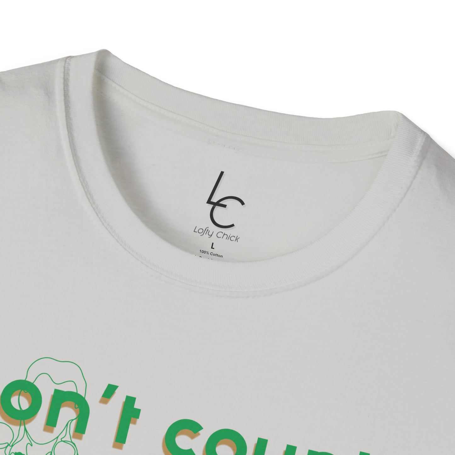 Graphic T-Shirt 'Don't count the reps Make the reps count' in Green